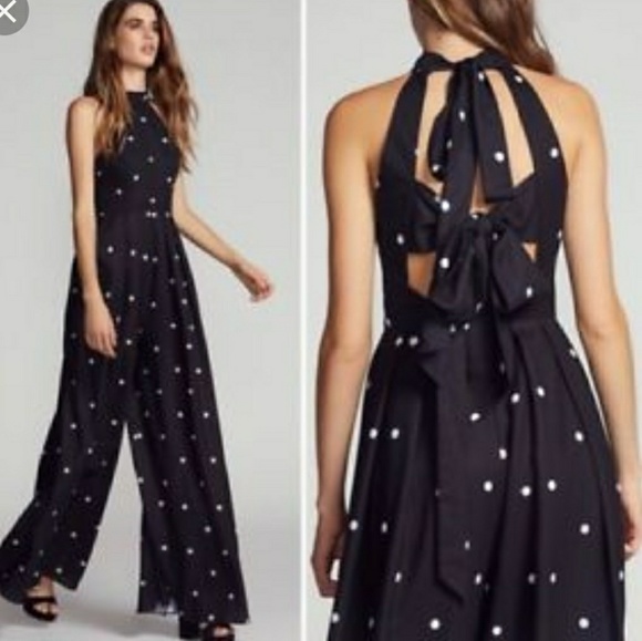 Free People Other - free people Black and White polka dots jumpsuit